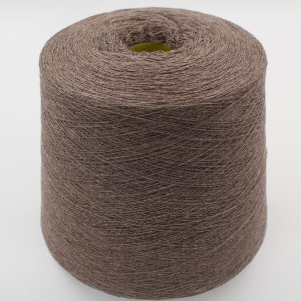 Filato 2/27 100% Cashmere per macchina 12 colore marrone naturale rocca 510 gr