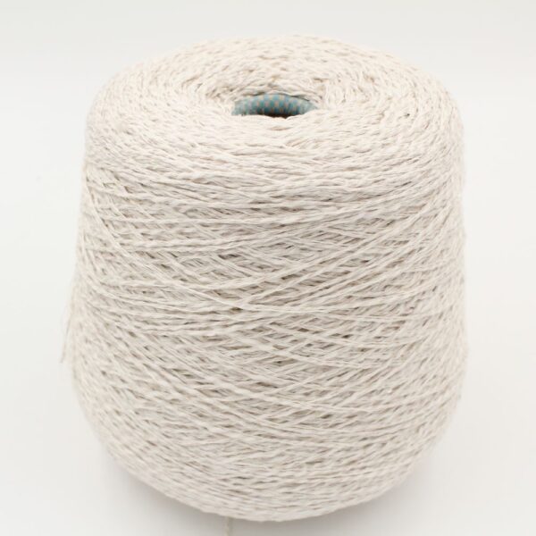PAILLETTES 49% lino 45% cotone 6% seta nm 3000 colore beige chiaro rocche 490 gr