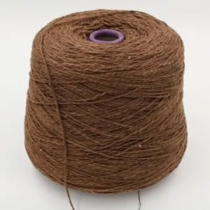 PAILLETTES 49% lino 45% cotone 6% seta nm 3000 colore marrone rocche 520 gr