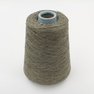 DESERT DIAMANTE 75% lino 25% seta con Paillettes nm 6500 colore verde rocche 320 gr
