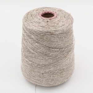 DESERT DIAMANTE 75% lino 25% seta con Paillettes nm 6500 colore beige rocche 720 gr