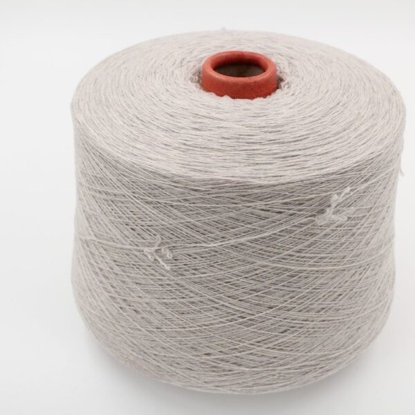 Yarn 2/28 100% Cashmere for knitting machine 12 color pearl grey cones 540 gr