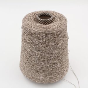 DESERT DIAMANTE 94% lino 6% nylon con Paillettes nm 6500 colore nutshell rocche 560 gr