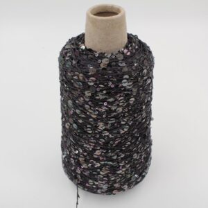 PAILLETTES 50% cotone 50% polyammide nm 7000 colore piombo rocca 520 gr