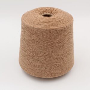 Filato da macchina 2/30 70% merino extrafine 30% cashmere colore cammello rocca 500 gr