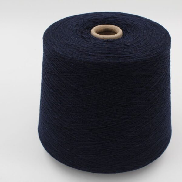 Yarn 2/28 50% Cashmere 50% Silk for knitting machine 12 color blue cones 530 gr