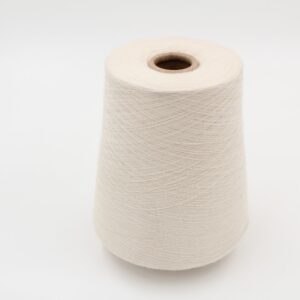Yarn 100% Cashmere 2/52 color white cones 430 gr