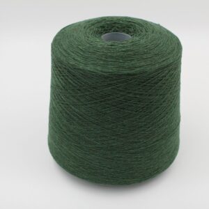 Filato 2/27 100% Cashmere per macchina 12 colore verde rocca 520 gr