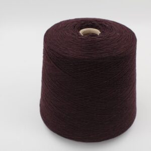 Filato 2/27 100% Cashmere per macchina 12 colore bordeaux rocca 470 gr