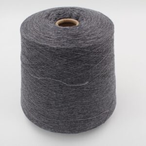 2/28 70% merino extrafine 30% cashmere colore grigio scuro rocca 500 gr