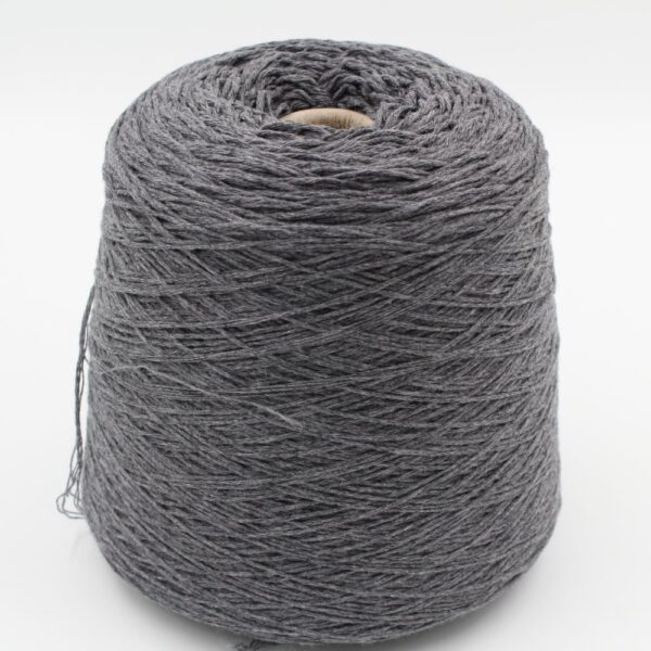 Yarn 80% merino 20% poliamyde nm 6/15200 color grey cones 500 gr