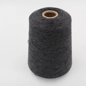 Yarn 2/28 100% Cashmere color dark grey cones 440 gr