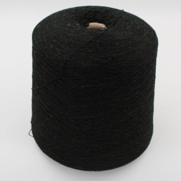 Yarn 2/27 100% Cashmere for knitting machine 12 color black green melange cones 440 gr