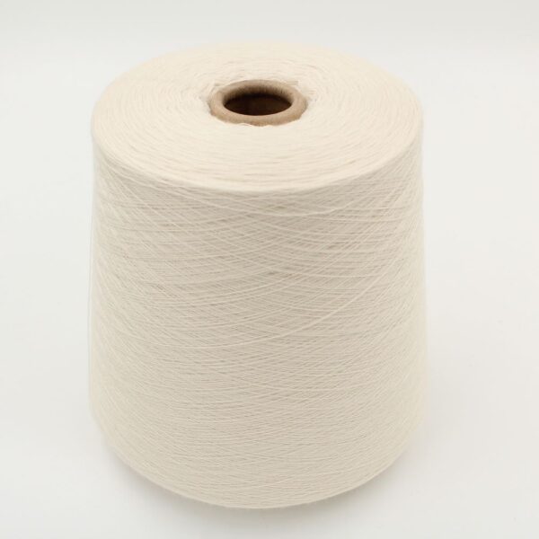 Filato Cashmere 100% nm 2/48 pettinato colore bianco naturale rocca 530 gr