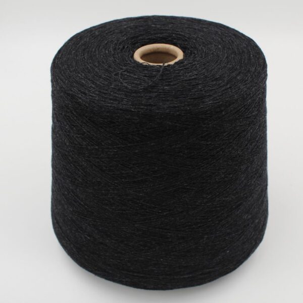 Yarn 2/27 100% Cashmere for knitting machine 12 color anthracite cones 490 gr