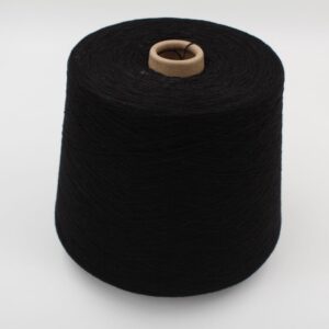 2/28 70% merino extrafine 30% cashmere color black cone 540 gr
