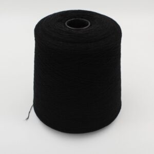 2/28 70% merino extrafine 30% cashmere color black cone 750 gr