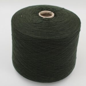 Yarn 2/28 100% Cashmere color green cones 640 gr