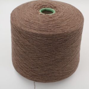 Yarn 2/28 100% Cashmere color dark brown cones 620 gr