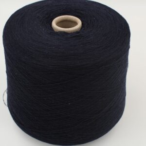 Yarn 2/28 100% Cashmere color navy cones 630 gr