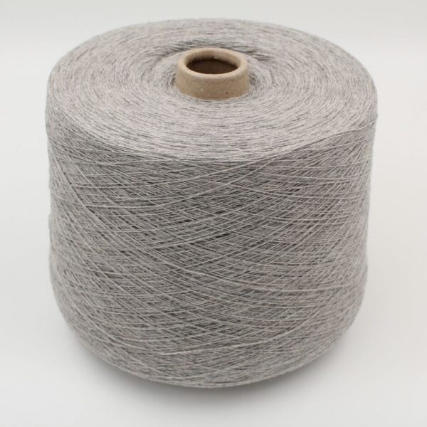 Yarn 2/28 100% Cashmere color light grey cones 640 gr