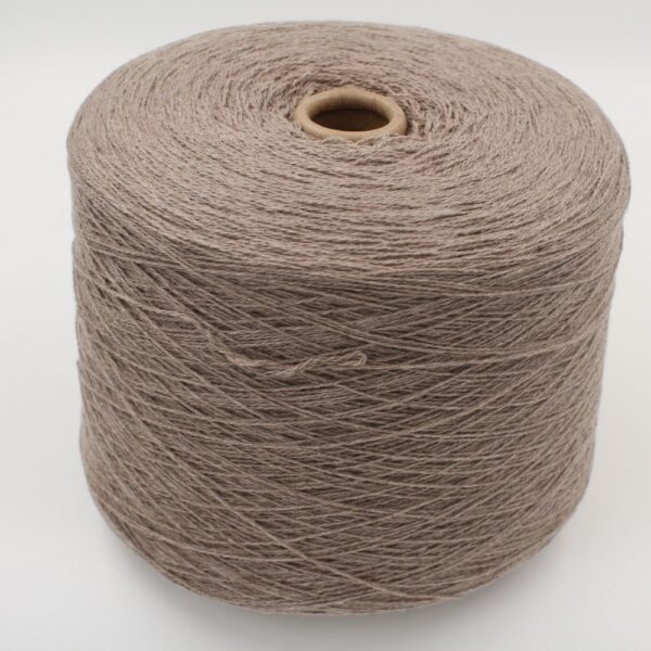 Filato 2/13 100% cashmere riciclato colore tortora rocche 500 gr