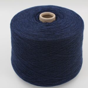 Yarn 2/28 100% Cashmere color blue cones 580 gr