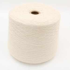 100% Baby Alpaca yarn 2/16 color natural white cones 410 gr