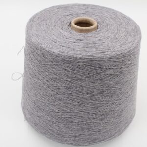 Yarn 2/27 100% Cashmere for knitting machine 12 color light grey cones 510 gr