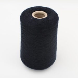 100% Cashmere yarn nm 2/48 combed color blue navy cone 850 gr