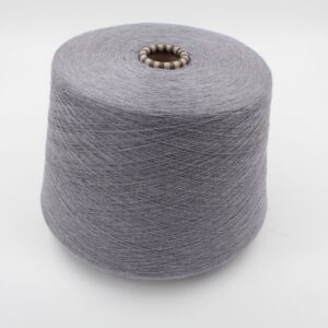 Extrafine merino yarn nm 2/56 combed grey color 500 gr cones