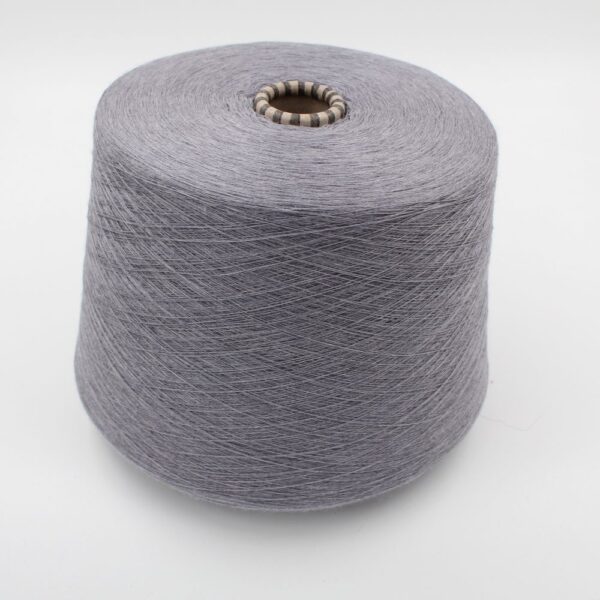 Extrafine merino yarn nm 2/56 combed grey color 500 gr cones