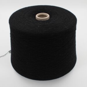 ALPALANA yarn 80% wool merino 20 % alpaca nm. 1/14000 color black cone 480 gr