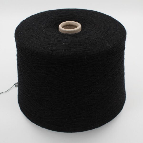 ALPALANA yarn 80% wool merino 20 % alpaca nm. 1/14000 color black cone 480 gr
