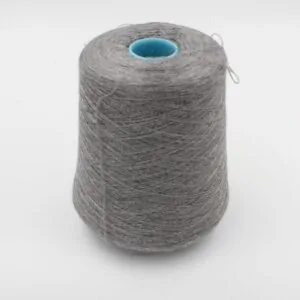 yarn cashmere 70% silk 30% nm 2/58 color grey cone 640 gr