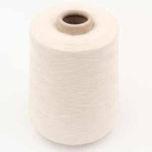 100% Cashmere yarn nm. 2/50 colore white rocche 640 gr