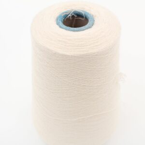 NEW yarn 90% cashmere 10% poliammide nm 2/54 worsted white cone 480 gr