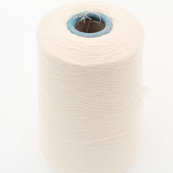 NEW filato 90% cashmere 10% poliammide nm 2/54 pettinato colore bianco rocca 480 gr