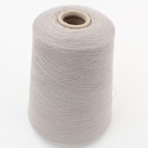 NEW yarn 90% cashmere 10% poliammide nm 2/54 worsted light grey cone 540 gr