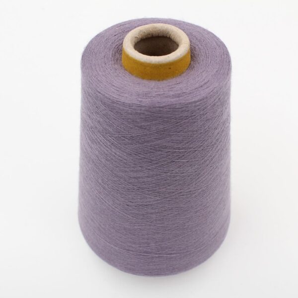 JUMPING yarn 95% cashmere 5% poliammide nm 2/80 worsted dark lilic cone 450 gr