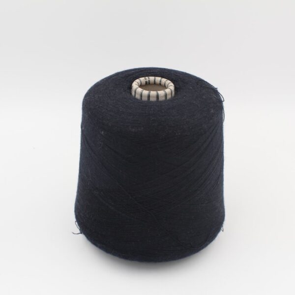 filato 2/60 100% Cashmere colore rocche nero 850 gr