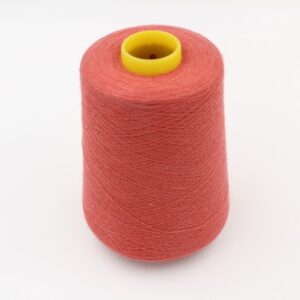 yarn 2/60 100% Cashmere color orange cones 460 gr