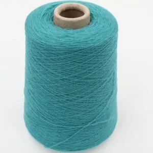 CONCORD yarn cashmere 100% 2/26 color water green cones 390 gr