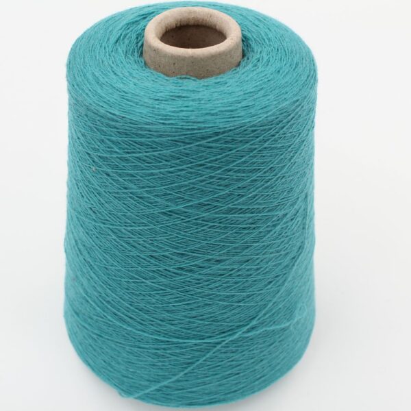 CONCORD yarn cashmere 100% 2/26 color water green cones 390 gr