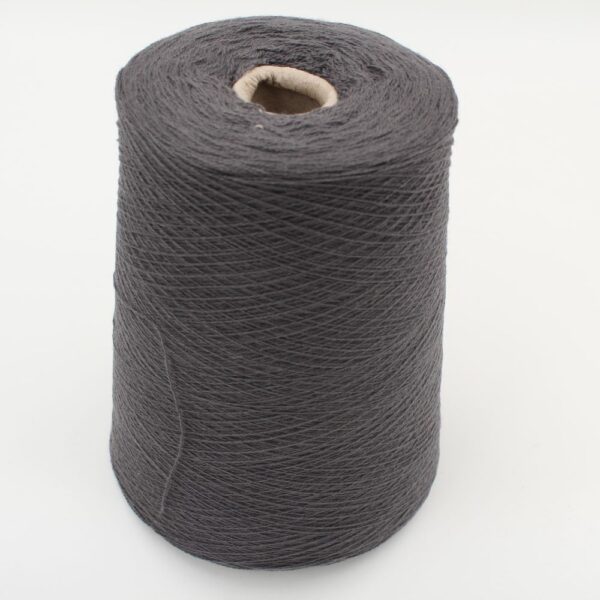 Yarn 2/27 100% Cashmere for knitting machine 12 color medium grey cones 500 gr