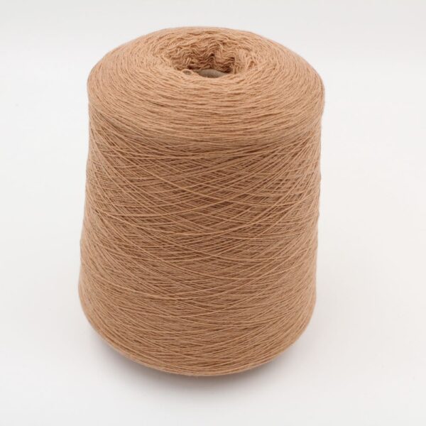 Filato 2/28 100% Cashmere colore cammello rocche 690 gr
