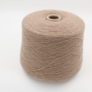 Yarn 2/28 100% Cashmere color natural brown cones 560 gr