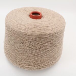 Yarn 2/28 100% Cashmere color light beige cones 610 gr