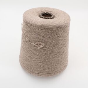 Yarn 2/28 100% Cashmere color beige cones 550 gr