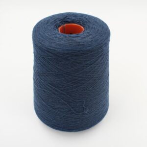 Yarn 2/27 100% Cashmere for knitting machine 12 color blue cones 520 gr